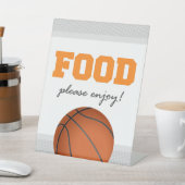 Signe De Table Basketball Party nourriture Signé pour Anniversair (In SItu)