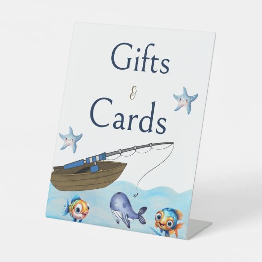 Signe De Table Bateau de pêche - Cadeaux et cartes (Recto)