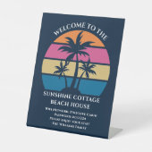 Signe De Table Beach House Location de vacances Bienvenue et Wi-F (Recto)