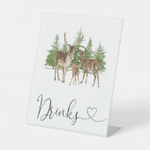 Signe De Table Bébé Il fait froid à l'extérieur des boissons Baby (Recto)