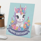 Signe De Table Bébé licorne magique mignonne  (In SItu)
