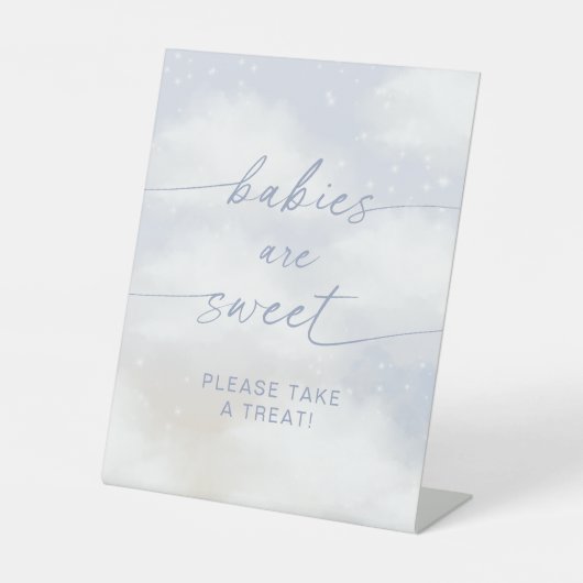 Signe De Table Bébés sur nuage 9 sont doux (Recto)