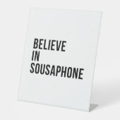 Signe De Table Believe in Sousaphone (Recto)