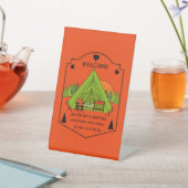 Signe De Table Bell Tent Glamping (In SItu)