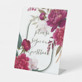 Signe De Table Berry Bloom Garden Floral Glam Wedding  (Recto)