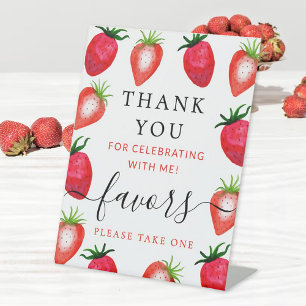 Signe De Table Berry In Love fraise Fête des mariées Favoriser