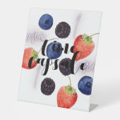Signe De Table Berry Premier anniversaire | Capsule de temps mixt (Recto)