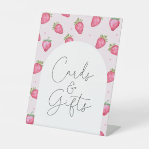 Signe De Table Berry Sweet Baby shower Fraise Cartes Et Cadeaux