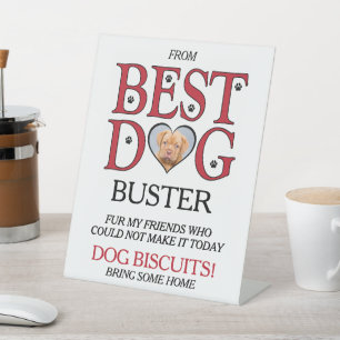 Signe De Table Best Dog Mariage Biscuit Bar Avec Animaux De Compa