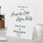 Signe De Table Bienvenue à notre joyeux signature de fête (In SItu)