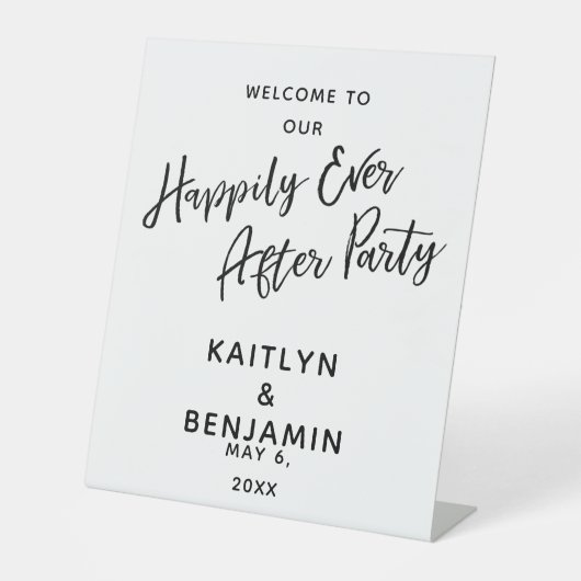 Signe De Table Bienvenue à notre joyeux signature de fête (Recto)