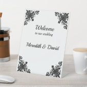 Signe De Table Bienvenue dans notre salle de mariage Mariage (In SItu)