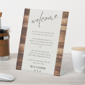 Signe De Table Bienvenue Nous sommes si ravis de vous avoir perso (In SItu)