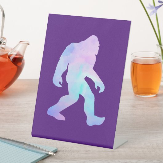 Signe De Table Bigfoot aquarelle (In SItu)