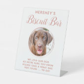 Signe De Table Biscuit Bar Animaux de compagnie Photo Rose Gold C (Recto)