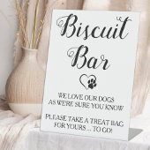 Signe De Table Biscuit Bar Animaux Doggie Chien Traite Mariage Fa