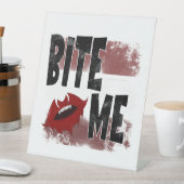 Signe De Table Bite me - Citation Cool - Halloween - Bat (In SItu)