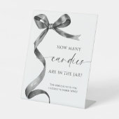 Signe De Table Black Bow Combien De Candies Sont Dans Le Jar (Recto)
