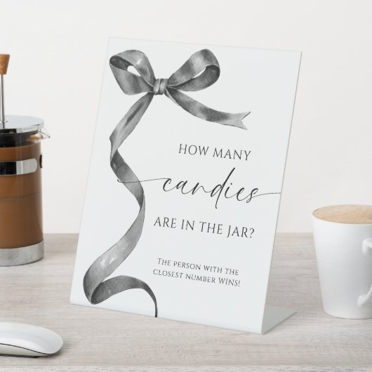 Signe De Table Black Bow Combien De Candies Sont Dans Le Jar (In SItu)