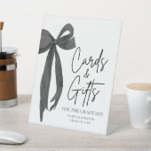 Signe De Table Black Bow Graduate Party Cartes et cadeaux (In SItu)