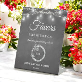 Signe De Table Black Faveurs Mariage Mason Jar lumières de chaîne