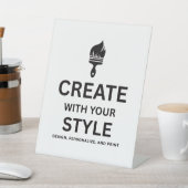 Signe De Table Blank Event Display Sign Custom Editable Design (In SItu)