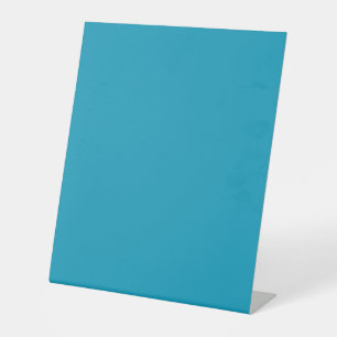 Signe De Table Bleu-vert (couleur solide)
