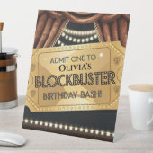 Signe De Table Blockbuster Movie Thème Anniversaire Conception (In SItu)