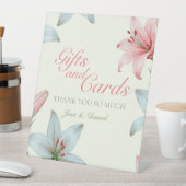 Signe De Table Bloom Azure (In SItu)