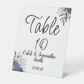 Signe De Table Blue flower wedding (Recto)