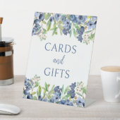 Signe De Table Blueberry floral bébé garçon de douche cartes cade (In SItu)