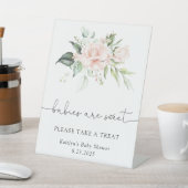 Signe De Table Blush Floral Babes are Sweet Please Take a Treat  (In SItu)