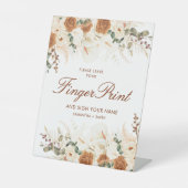 Signe De Table Bohemian Calla Lilies Fingerprint Guest (Recto)