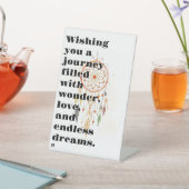 Signe De Table Boho Attrape-Rêves Arc-en-Ciel | Gouache Fantaisis (In SItu)