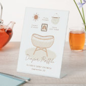 Signe De Table Boho Baby shower Refus Nourriture (In SItu)