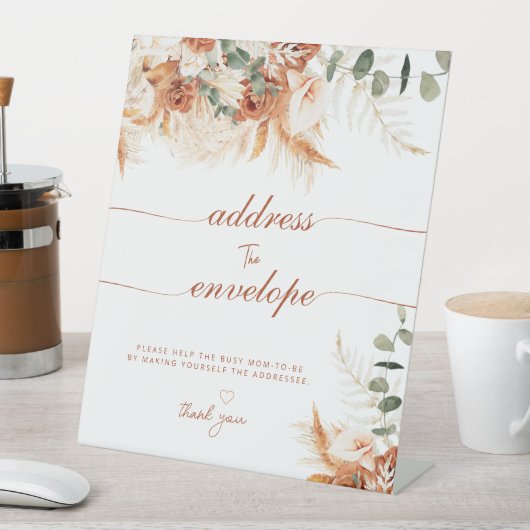 Signe De Table Boho brillant moderne s'adresse à l'enveloppe douc (In SItu)