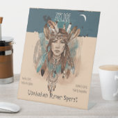 Signe De Table Boho Chic  Artwork de Fearless Girl (In SItu)