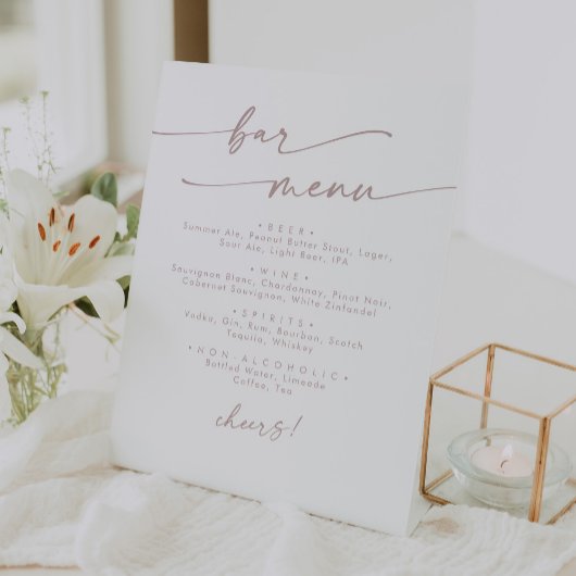 Signe De Table Boho Chic Blancs Mariage Rose