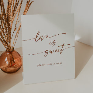 Signe De Table Boho Chic Bohemian Cream Love Is Sweet Mariage