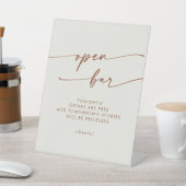 Signe De Table Boho Chic Bohemian Cream Open Bar Mariage (In SItu)