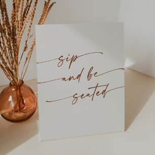 Signe De Table Boho Chic Bohemian Cream Sip Be Seed Mariage