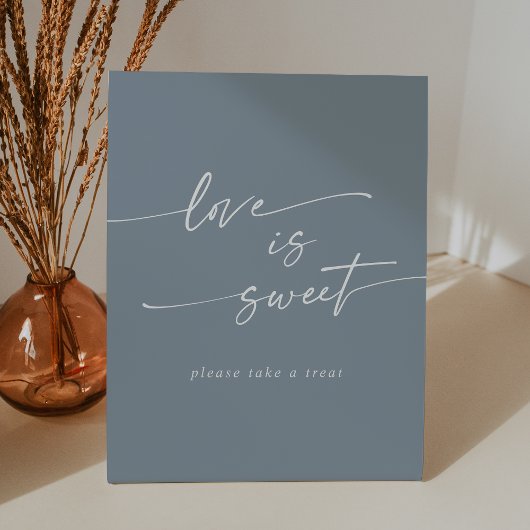 Signe De Table Boho Chic Dusty Bleu Amour Est Mariage Doux