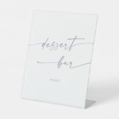 Signe De Table Boho Chic Dusty Purple Dessert Bar Mariage (Recto)