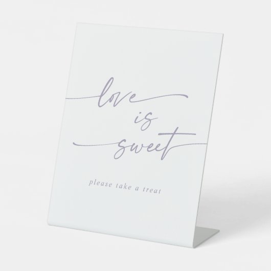 Signe De Table Boho Chic Dusty Purple Love Est Mariage Doux (Recto)