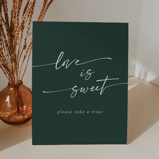 Signe De Table Boho Chic Emerald Green Love Is Sweet Mariage