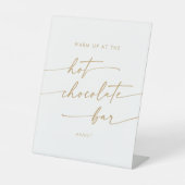 Signe De Table Boho Chic Gold et White Hot Chocolat Bar (Recto)