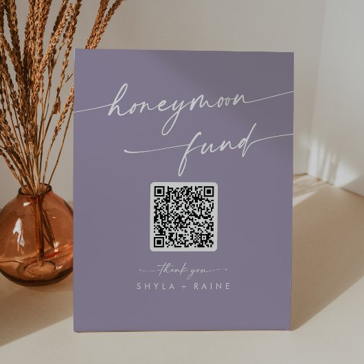 Signe De Table Boho Chic Lavender Purple Mariage Honmoon Fund