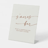Signe De Table Boho Chic moderne Bohemian Cream Smores Mariage (Recto)