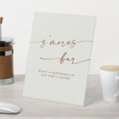Signe De Table Boho Chic moderne Bohemian Cream Smores Mariage (In SItu)