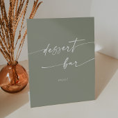 Signe De Table Boho Chic Sage Green Dessert Bar Mariage